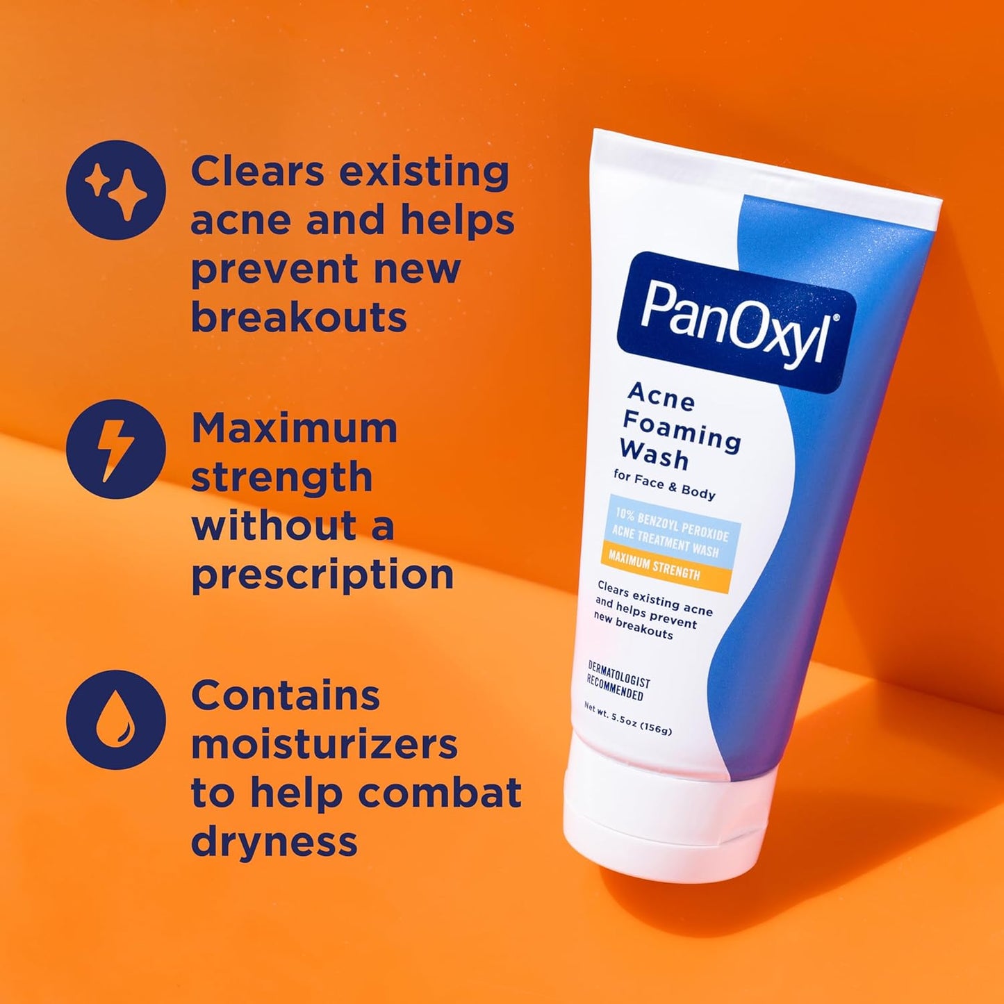 PanOxyl Acne Foaming Wash (156g)