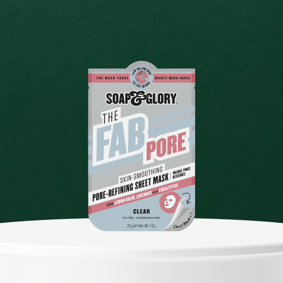 SOAP & GLORY The Fab Pore-Refining Sheet Face Mask For Oily Skin