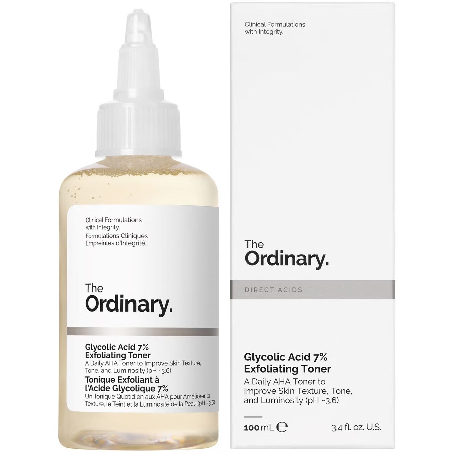 The Ordinary Glycolic Acid 7% Exfoliating Toner 100ml