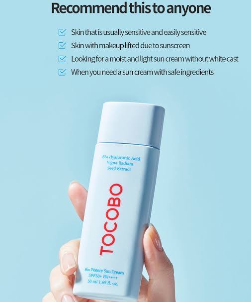 TOCOBO Bio Watery Sun Cream SPF50+ 50ml