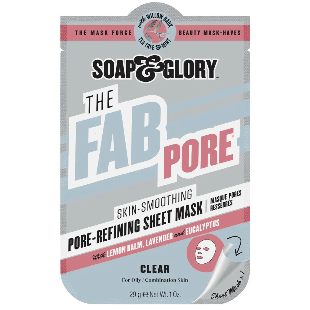 SOAP & GLORY The Fab Pore-Refining Sheet Face Mask For Oily Skin