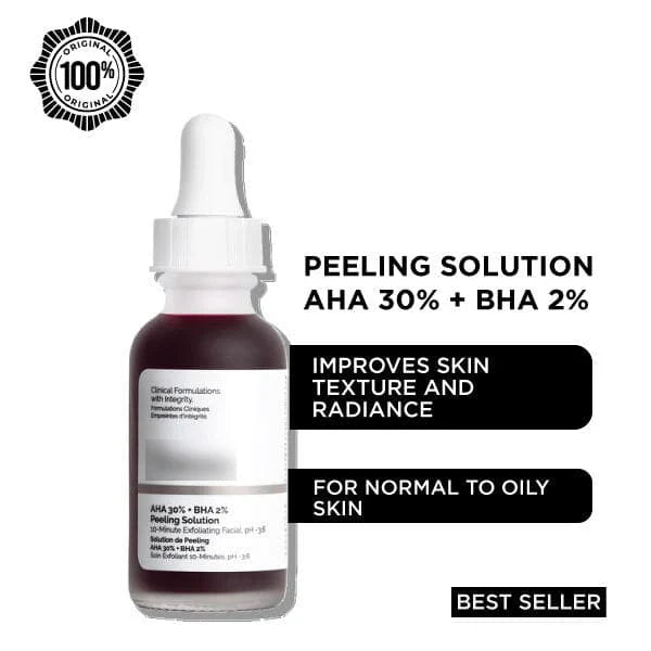 The Ordinary AHA 30% + BHA 2% Peeling Solution