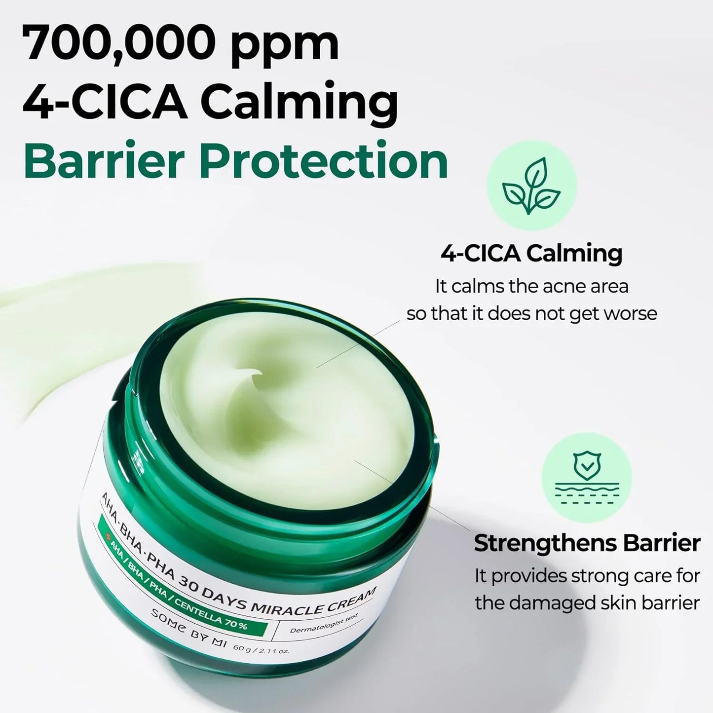 SOME BY MI AHA BHA PHA 30 Days Miracle Cream - 2.02Oz, 60ml
