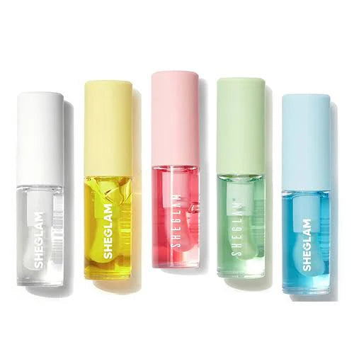 Sheglam Jelly Wow Hydrating lip oil Set of 5 shades