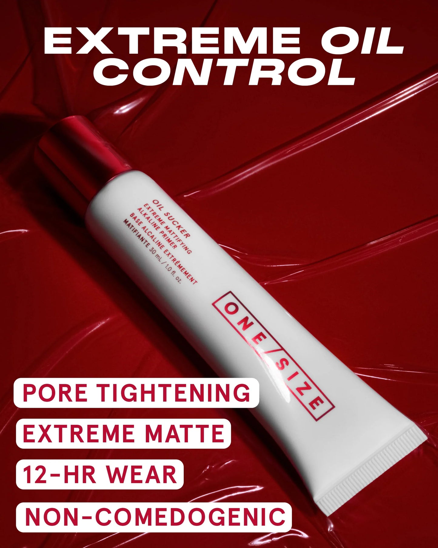 One Size Oil Sucker Extreme Mattifying Alkaline Primer 30ml