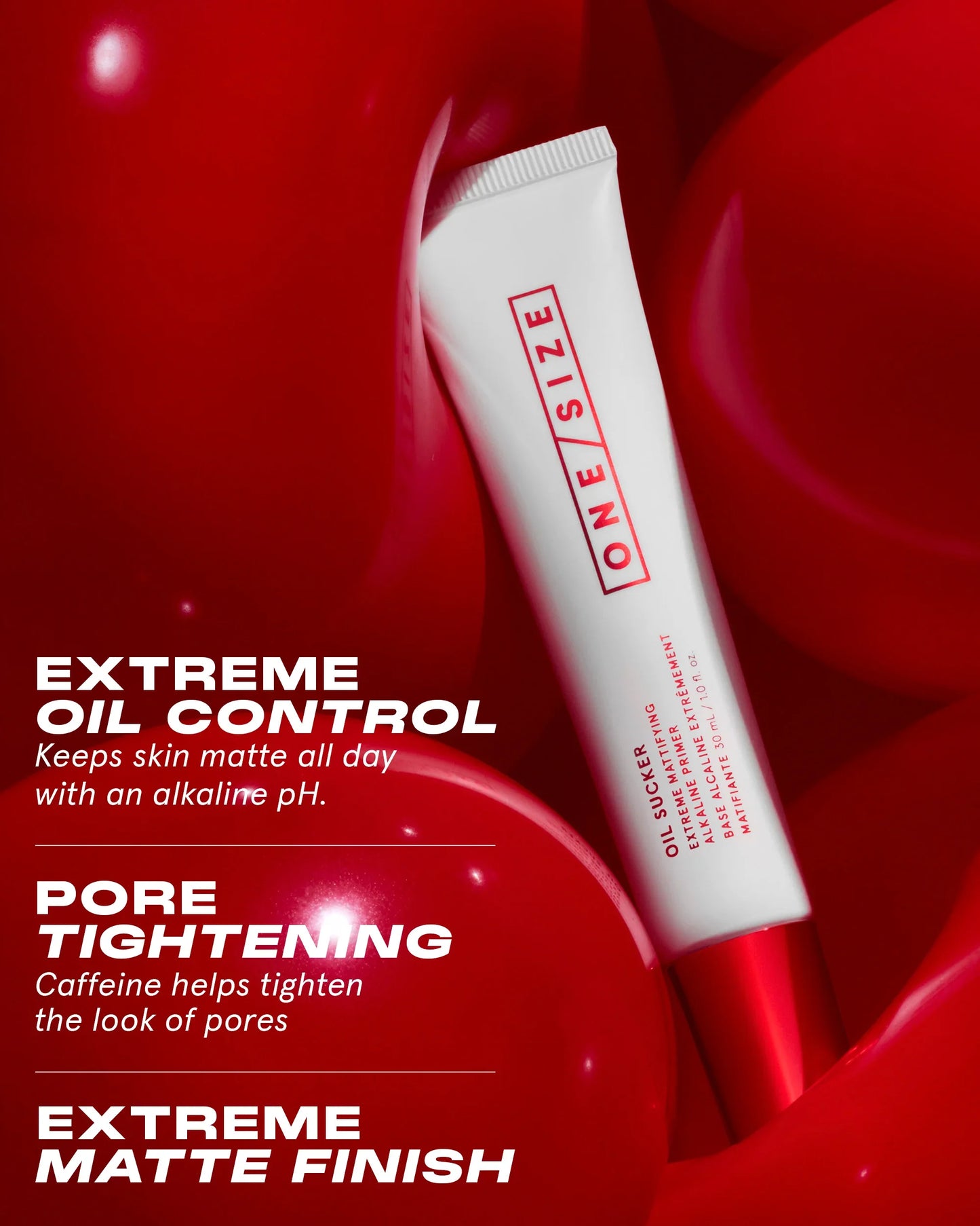 One Size Oil Sucker Extreme Mattifying Alkaline Primer 30ml