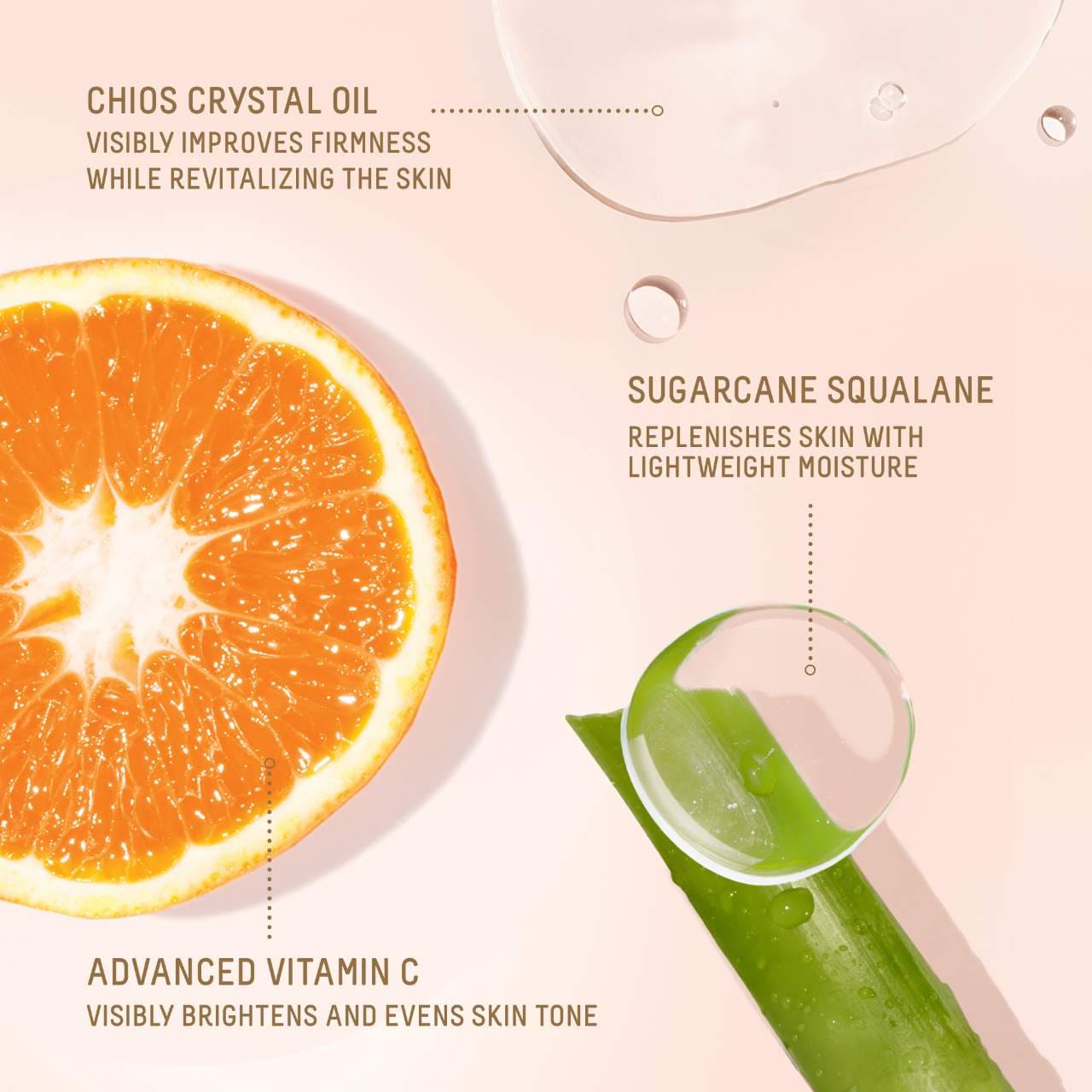 Biossance Vitamin C Rose Brightening and Firming Face Oil + Squalane