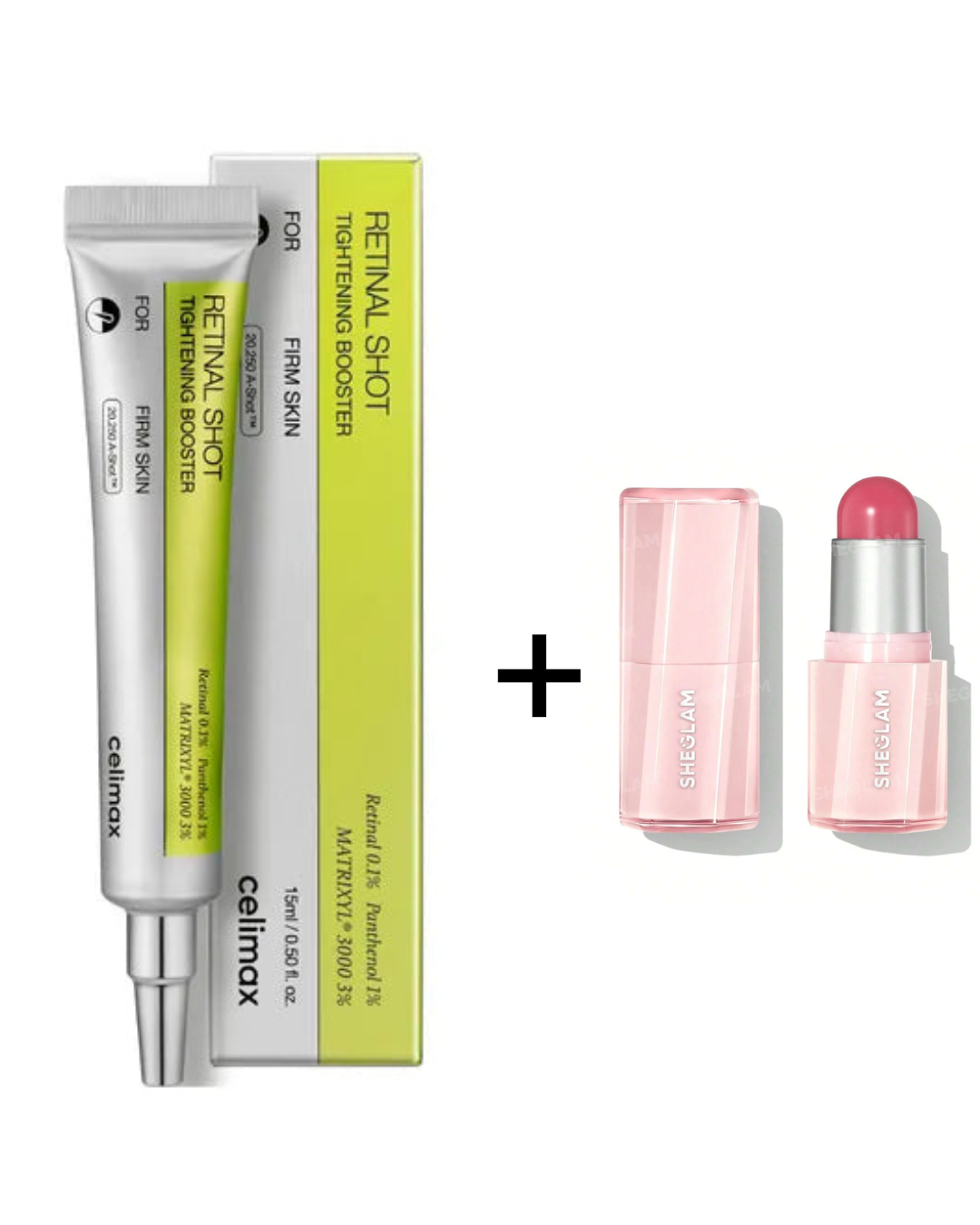 Celimax Retinal Shot + Sheglam Blush Stick